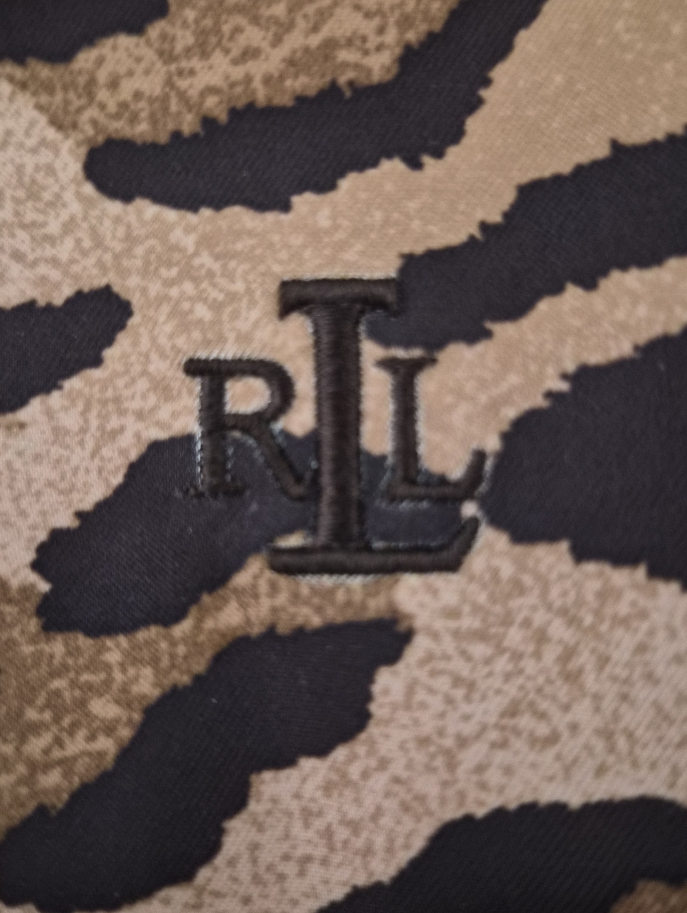 Lauren Ralph Lauren leopard cosmetic pouch makeup bag - Picture 2 of 8